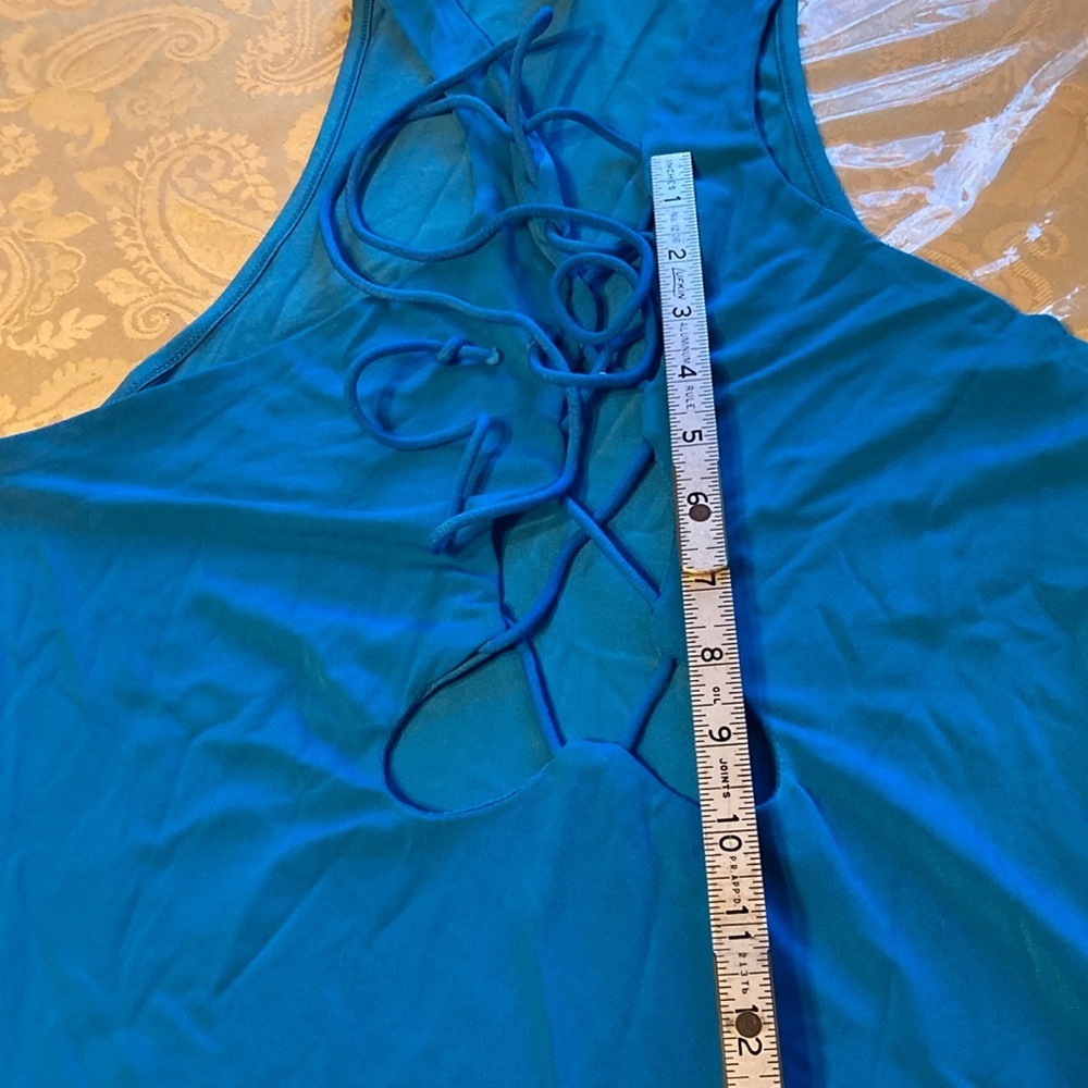 SHEIN BAE Crisscross Cut Out Front Bodycon Dress size L new with tag - Picture 9 of 12